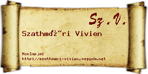 Szathmári Vivien névjegykártya