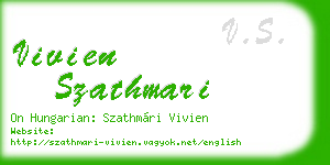 vivien szathmari business card